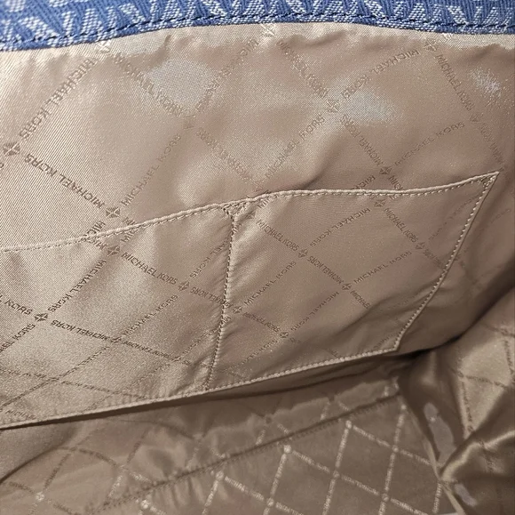 Michael Kors Blue Logo Tote Bag